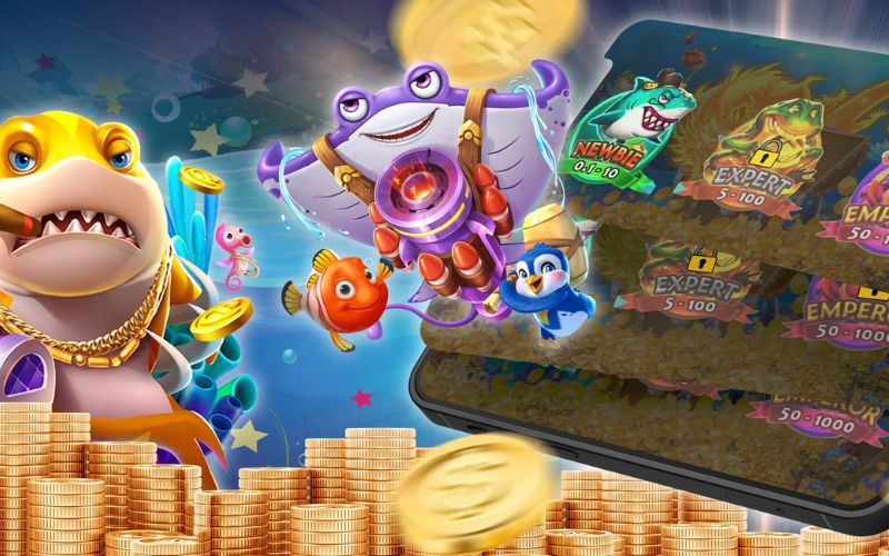 cảnh săn boss rồng vàng trong game bắn cá Hitclub