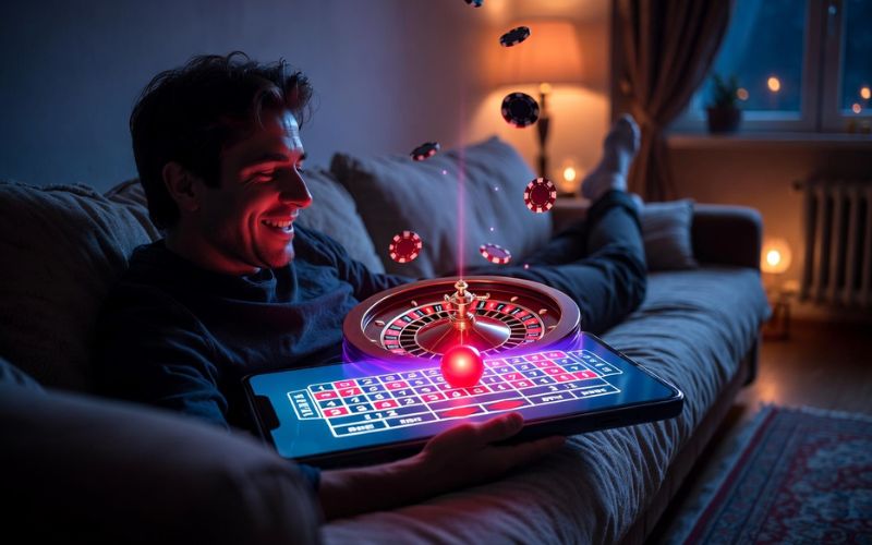 vòng quay Roulette và kết quả bóng