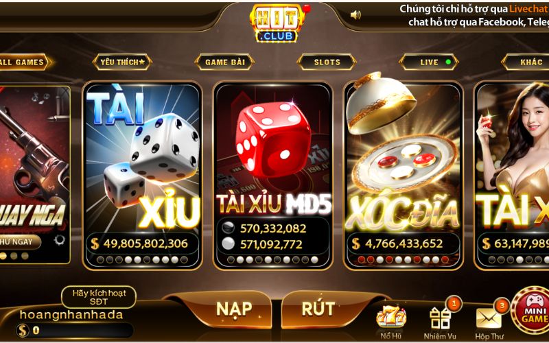 tạo tài khoản Hitclub cho người mới