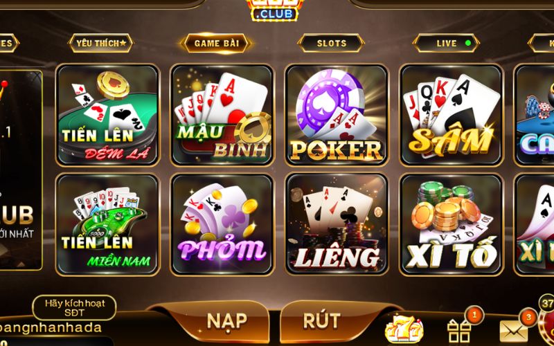 người chơi truy cập tài khoản Hitclub